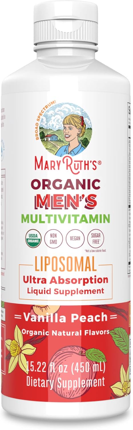 MaryRuth Organics Organic Men's Multivitamin Liposomal (15.22 oz)