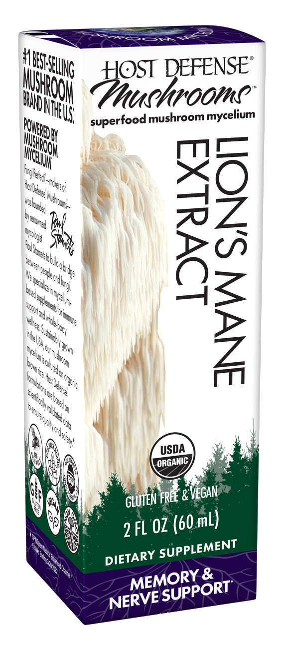 Host Defense Lion's Mane Extract 2 fluid oz.