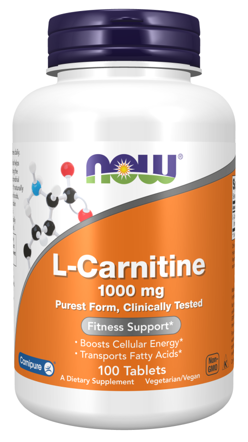 Now CARNITINE TARTRATE 1000mg 100 TABS