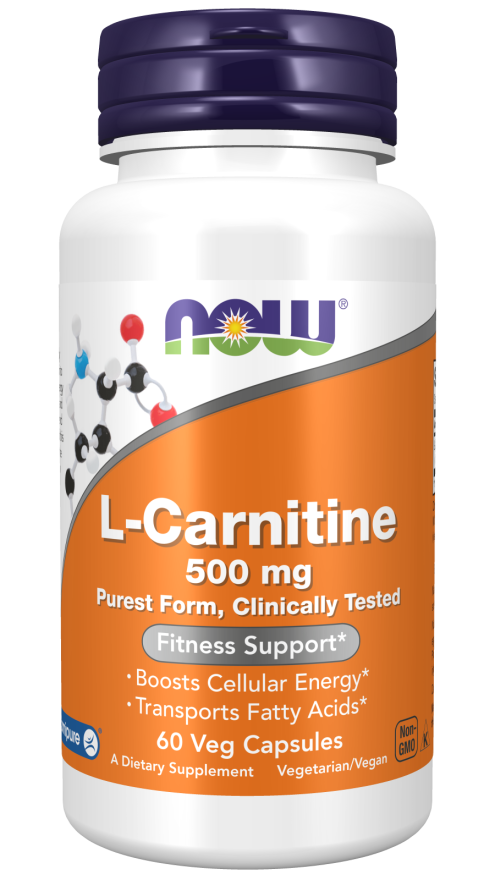 Now CARNITINE 500mg 60 VCAPS