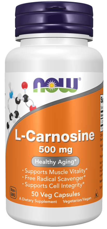 Now CARNOSINE 500MG 50 VCAPS