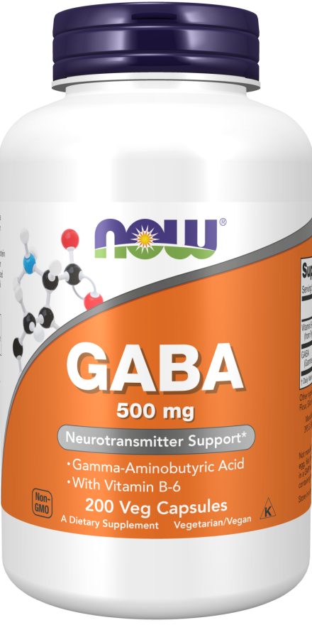 Now GABA 500mg 200 VCAPS