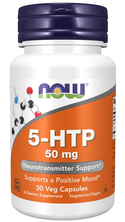 Now 5-HTP 50mg 30 VCAPS