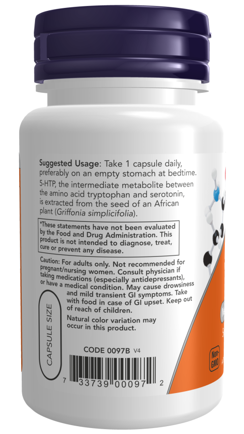 Now 5-HTP 50mg 90 VCAPS