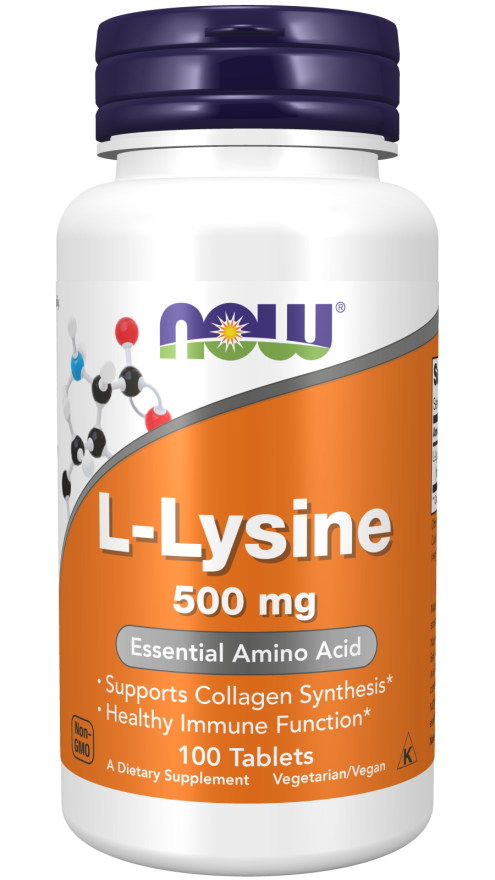 Now LYSINE 500mg 100 TABS