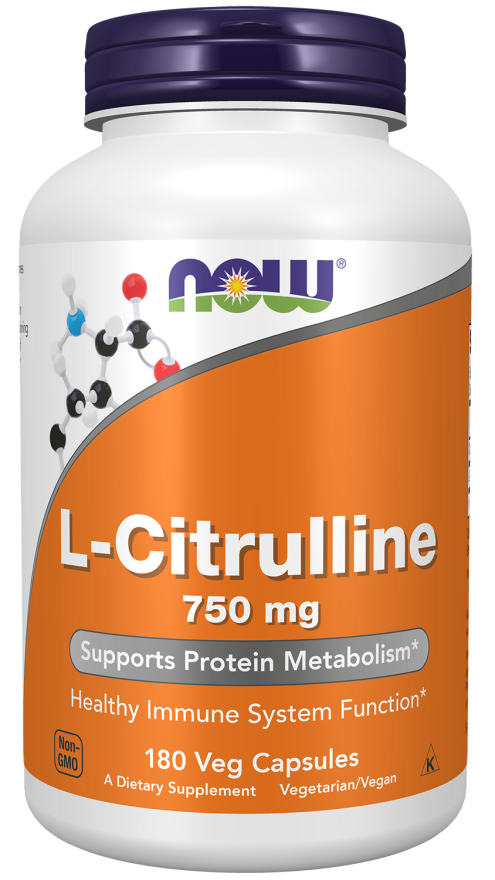 Now CITRULLINE 750MG 180 VCAPS