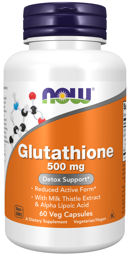 Now GLUTATHIONE 500mg 60 VCAPS