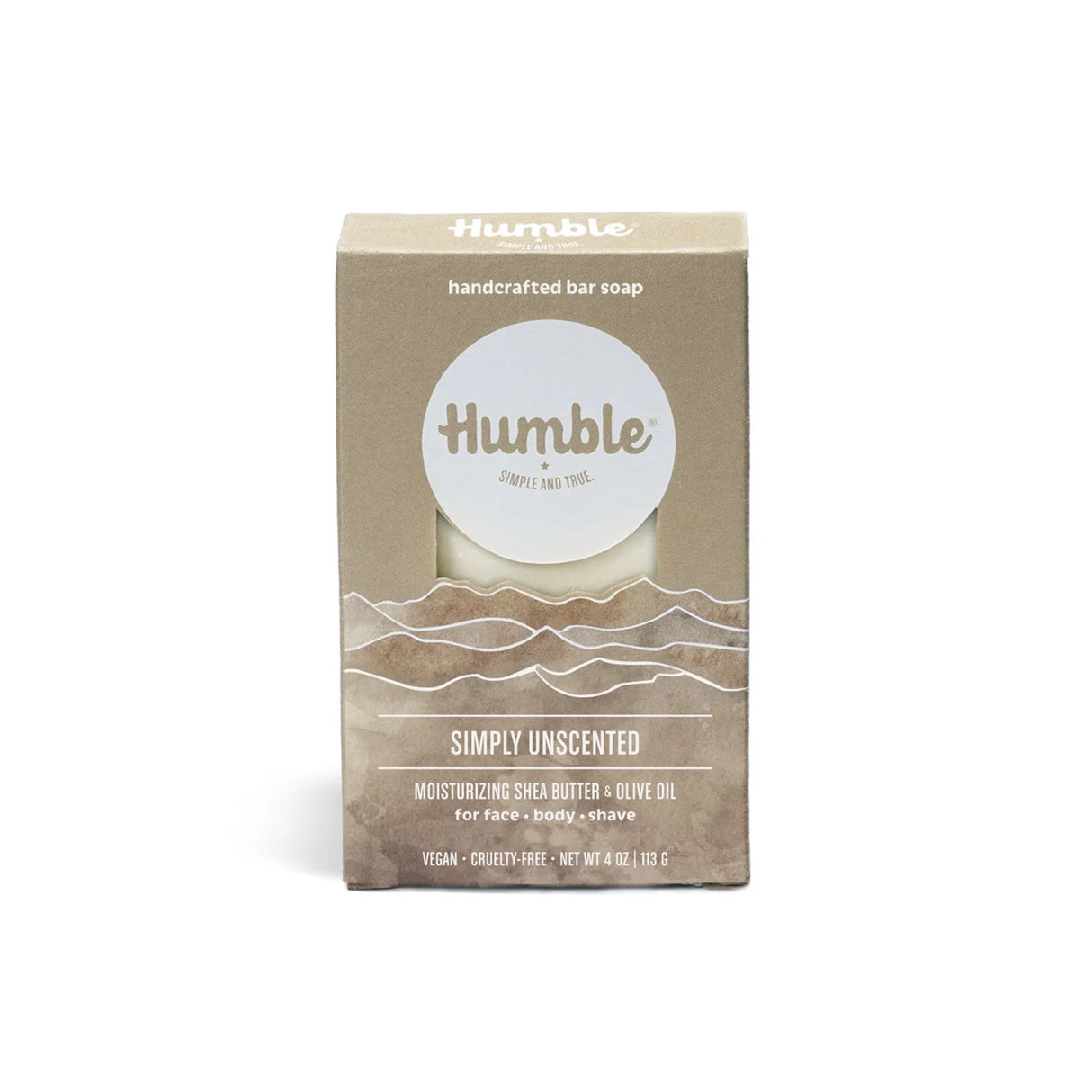 HUMBLE BRANDS BAR SOAP SIMPLY UNSCENTED 4OZ