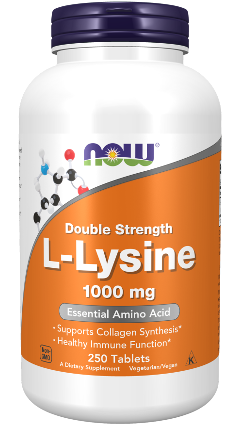 Now L-LYSINE 1000mg 250 TABS