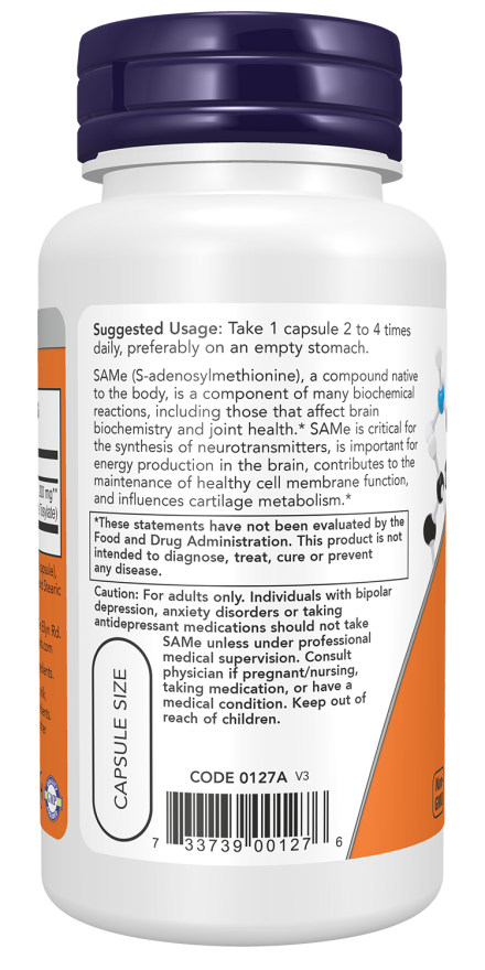 SAM-E 200MG 60 VCAPS