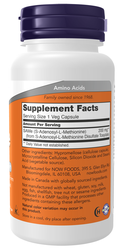 SAM-E 200MG 60 VCAPS