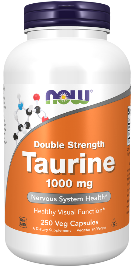 Now TAURINE 1000mg 250 VCAPS