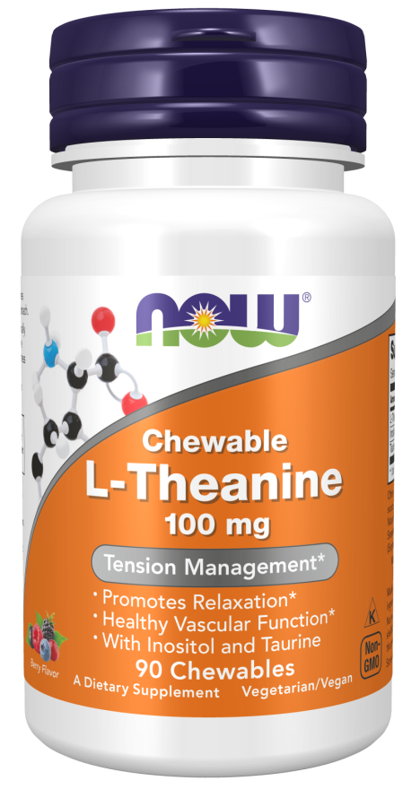 Now L-THEANINE 100MG PLUS 90 LOZ