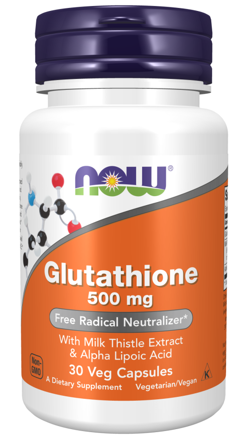 Now GLUTATHIONE 500mg 30 VCAPS