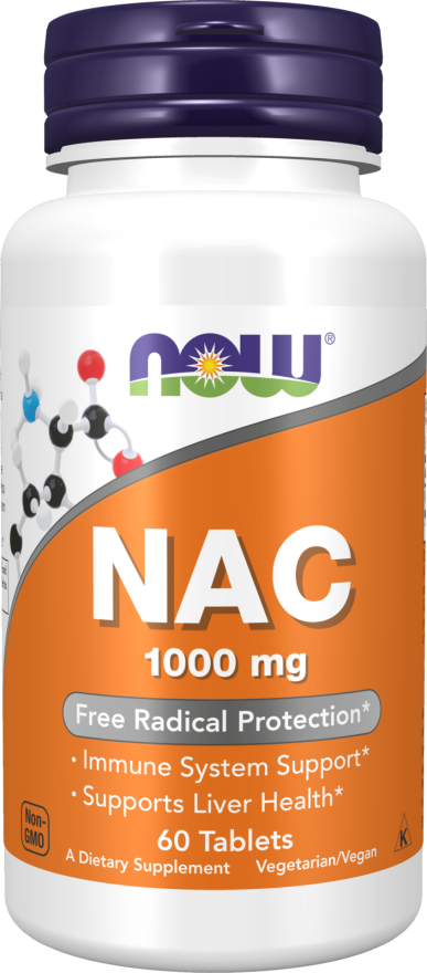 Now N-ACETYL-CYSTEINE 1000 MG 60 TABS