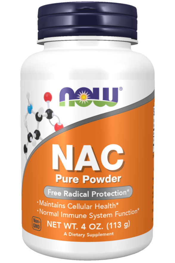 Now NAC (N-ACETYL CYSTEINE) POWDER 4 OZ