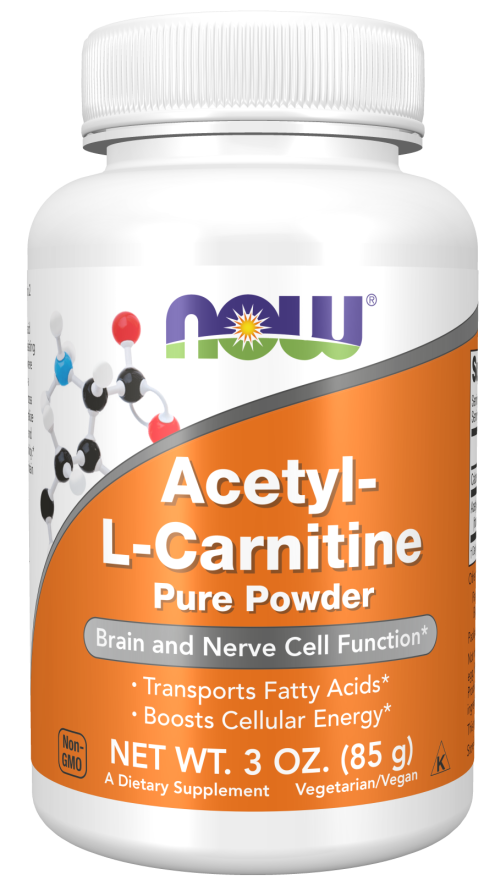 Now ACETYL-L-CARNITINE POWDER 3 OZ