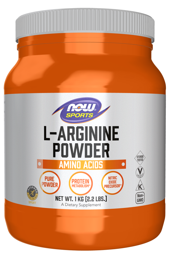 Now Sports L-Arginine Powder Amino Acids