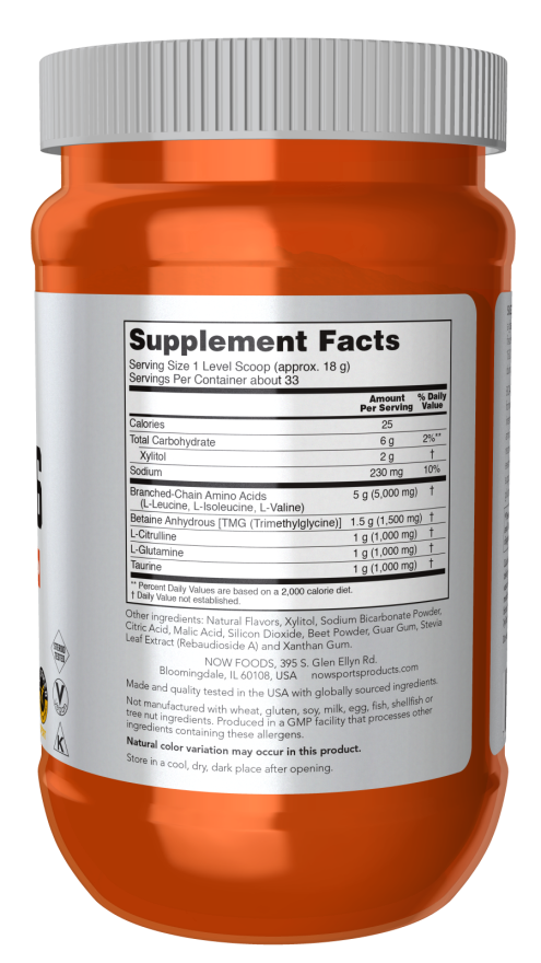 Now BCAA BIG 6 POWDER - WATERMELON FLAVOR 600 G