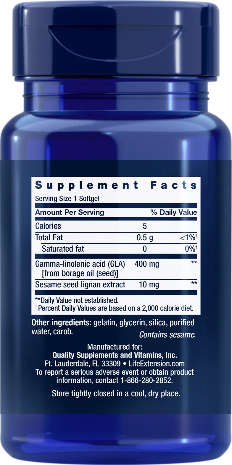 Mega GLA Sesame Lignans