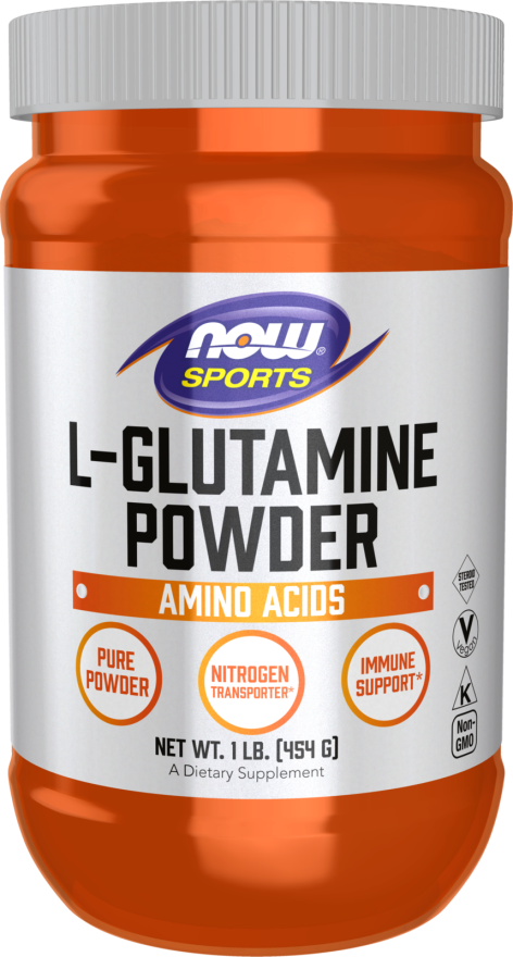Now L-GLUTAMINE POWDER 1 LB