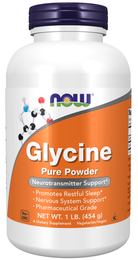 Now GLYCINE PURE POWDER 1 LB.