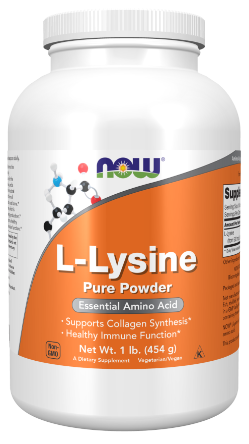 Now LYSINE POWDER 1 LB