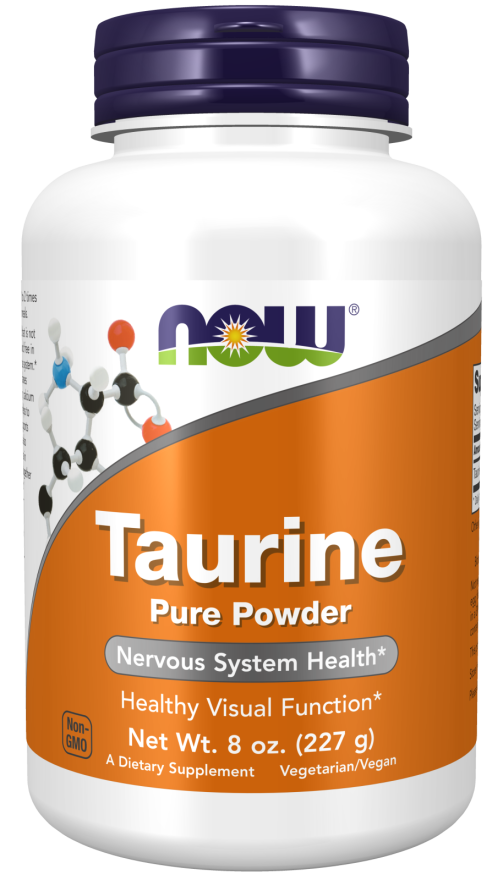 Now TAURINE POWDER 8 OZ