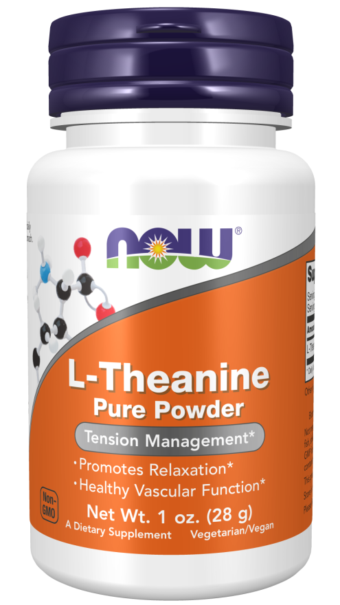 Now L-THEANINE POWDER 1 OZ