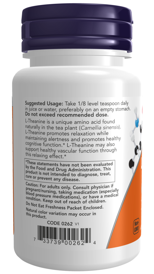 Now L-THEANINE POWDER 1 OZ
