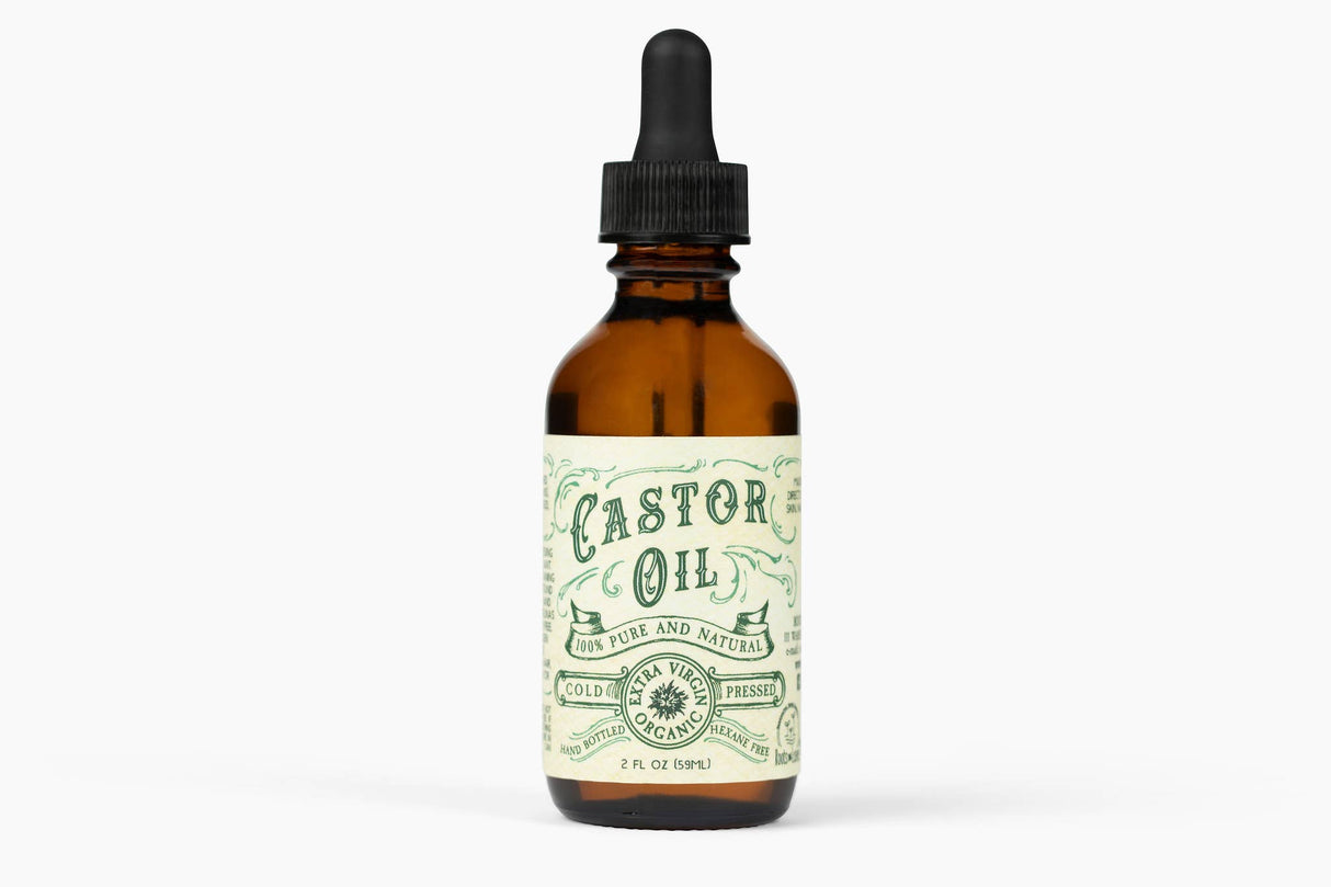 Organic Cold Pressed Castor Oil Hexane Free USA bottled: 16 oz