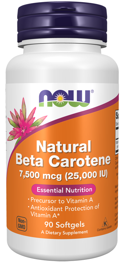 Now NAT BETA CAROTENE 25000 90 SGELS