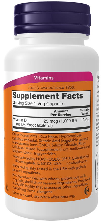 Now VIT D-1000iu VEGETARIAN 120 VCAPS