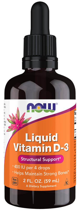 Now LIQUID VITAMIN D-3 2 FL OZ