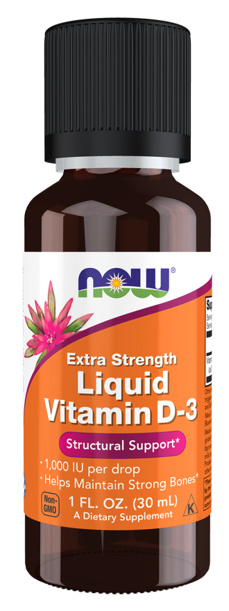 Now EX STR LIQUID VIT D-3 1,000 IU/DROP 1 FL OZ