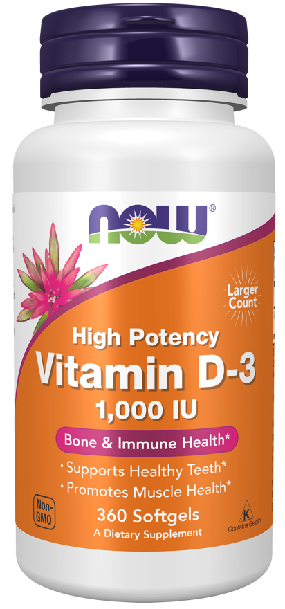 Now VIT D-3 1000 IU 360 SGELS