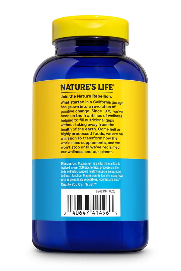 Nature's Life Renewing Magnesium 275 cápsulas 500 mg