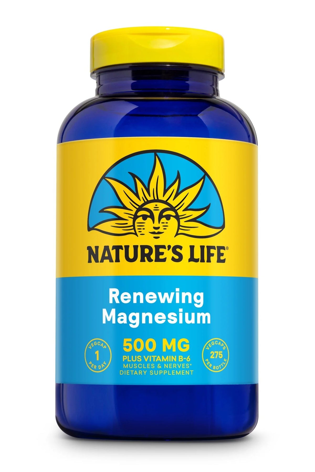 Nature's Life Renewing Magnesium 275 cápsulas 500 mg