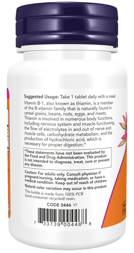 Now B-1 100mg 100 TABS