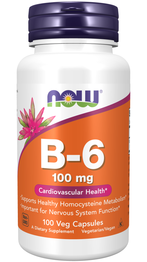 Now B-6 100mg 100 VCAPS