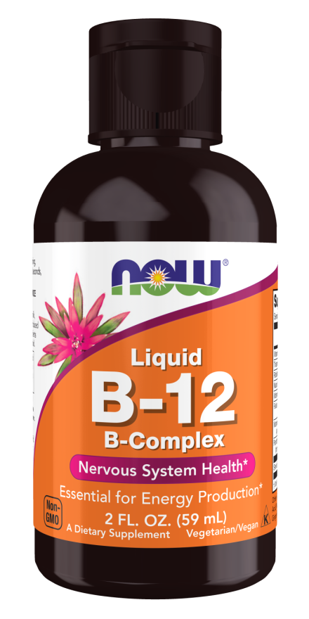 Now B-12,LIQUID B-COMPLEX 2 OZ