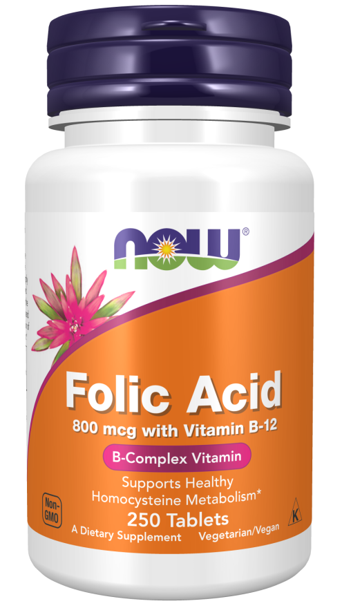 Now FOLIC ACID 800mcg 250 TABS
