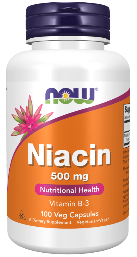 Now NIACIN 500mg 100 VCAPS