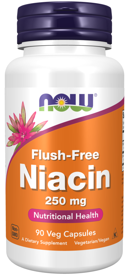 Now NIACIN FLUSH FREE 250mg 90 VCAPS