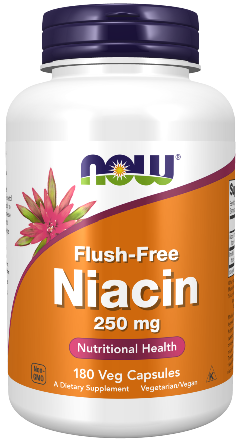 Now NIACIN FLUSH FREE 250mg 180 VCAPS