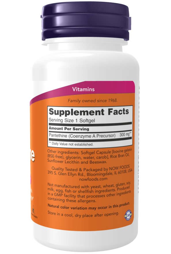 Now PANTETHINE 300MG 60 SGELS