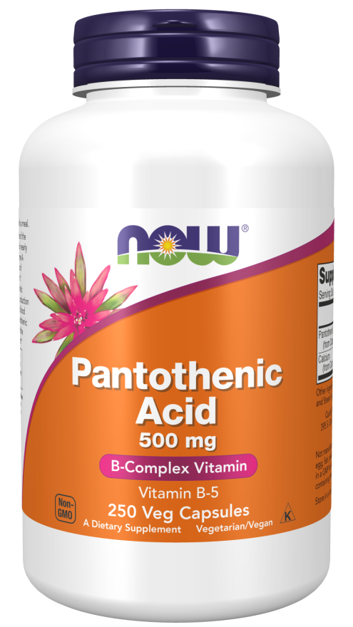 Now PANTOTHENIC ACID 500mg 250 VCAPS