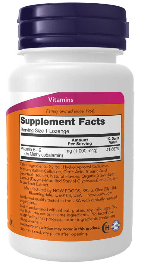 Now METHYL B-12 1000mcg 100 LOZ