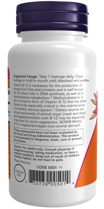 Now METHYL B-12 10000 mcg 60 LOZ