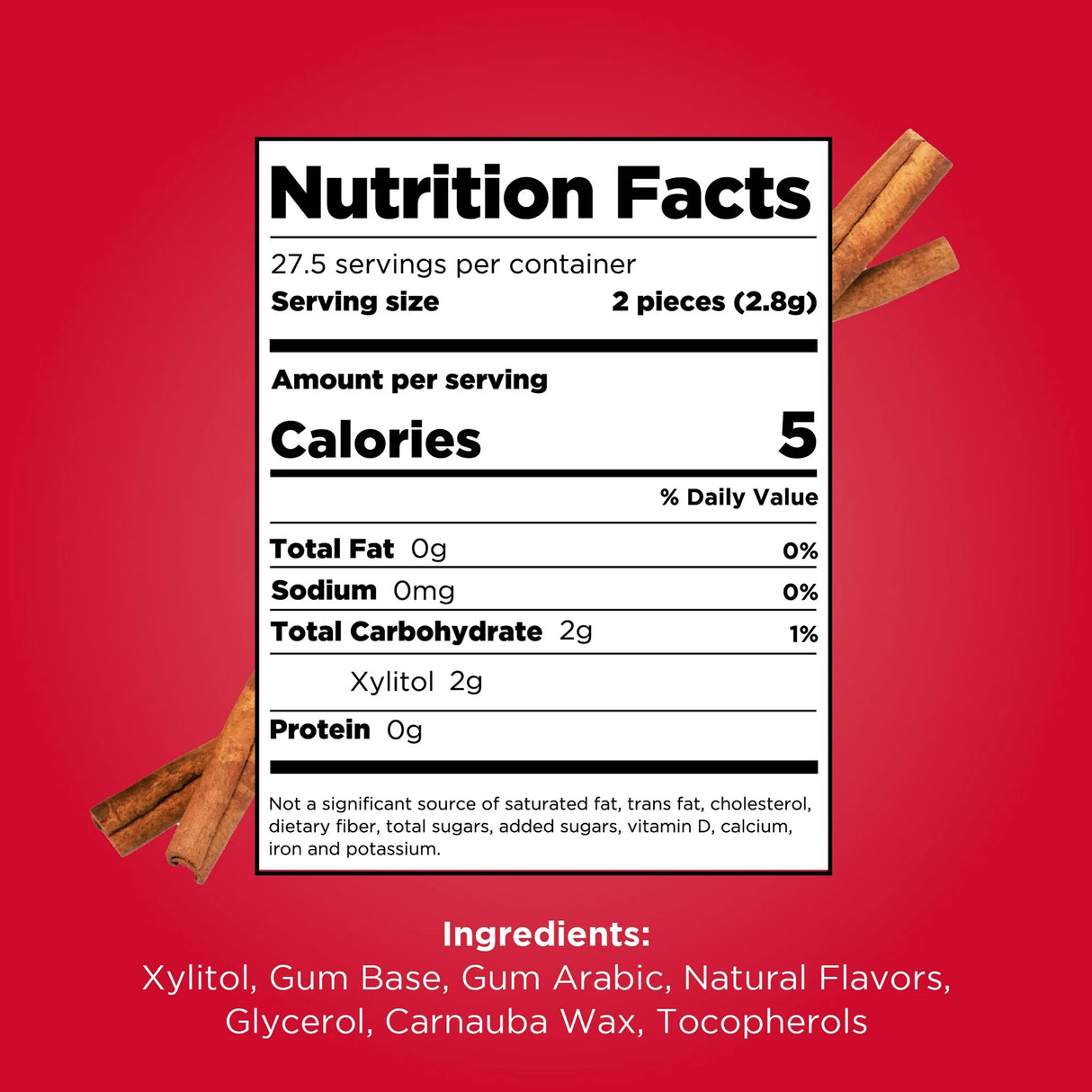 PUR GUM Cinnamon 9 Pieces